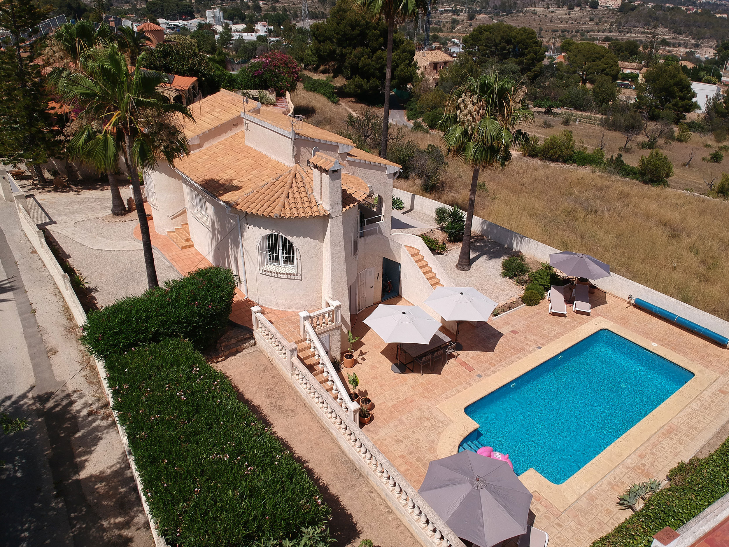 Dronezicht 5 van de villa