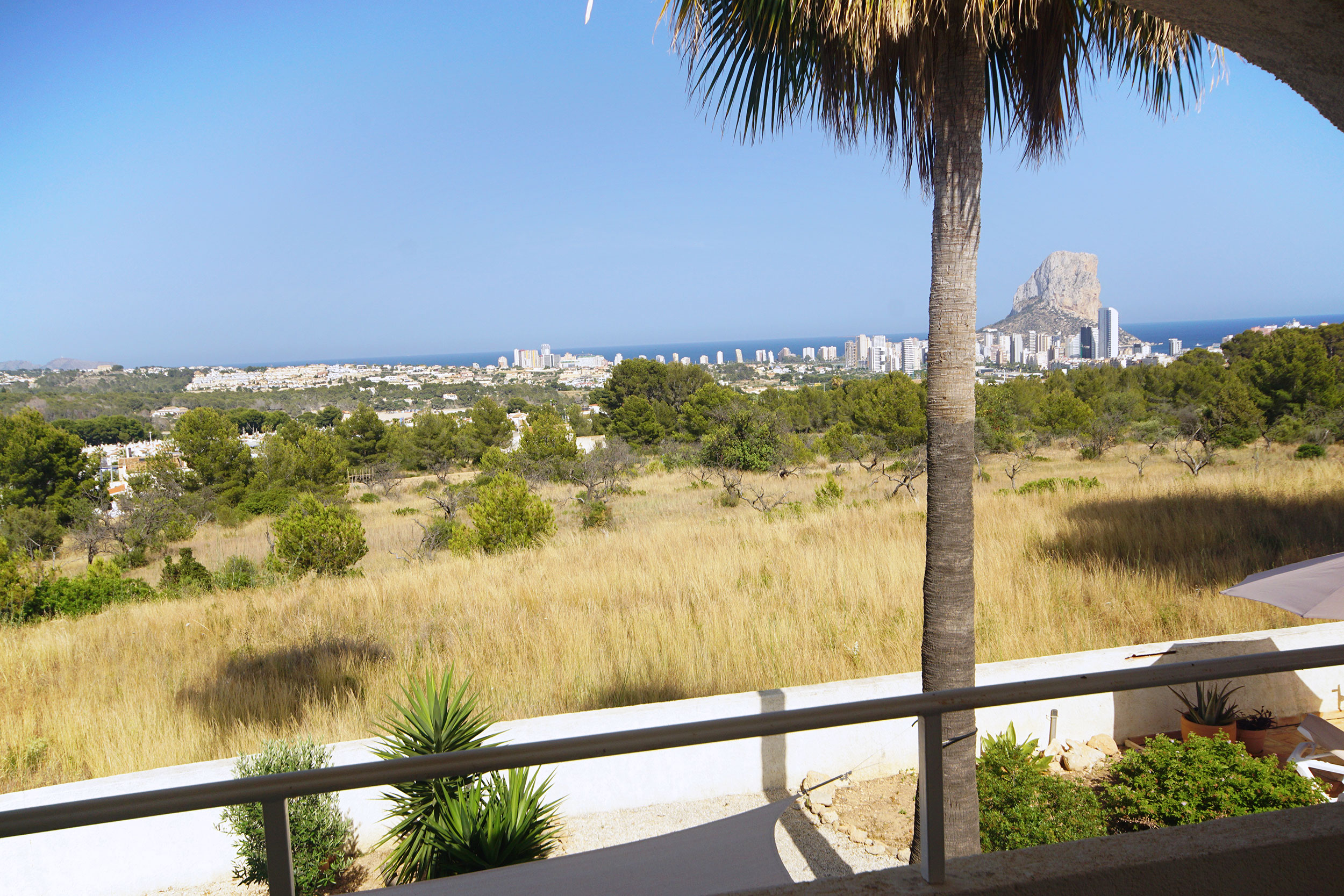 Uitzicht vanaf terras